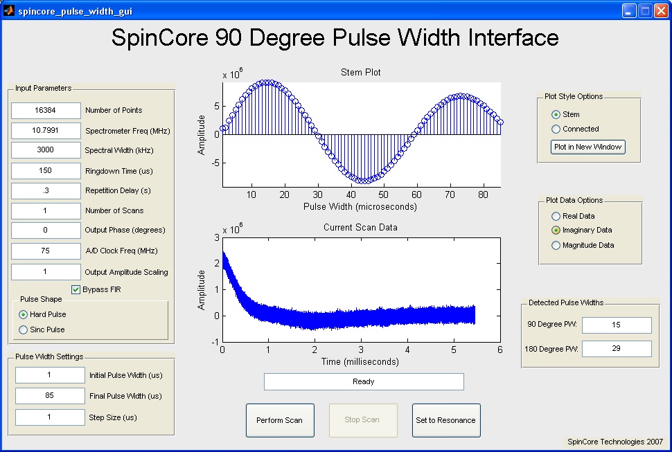 90 Degree Pulse Width Interface