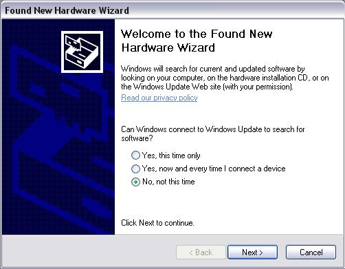 Wizard Screen
                    1